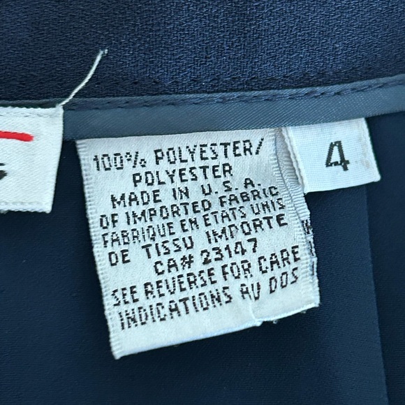 Talbots Vintage Sparkly Dress Pants Blue Size 4 - Picture 8 of 16